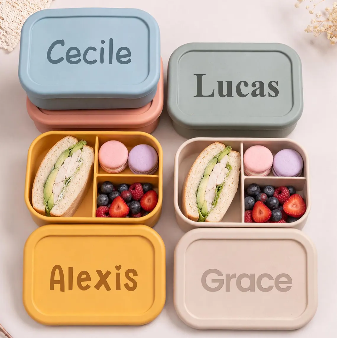 Meal Prep Bowl - Portapranzo personalizzato per bambini con nome,