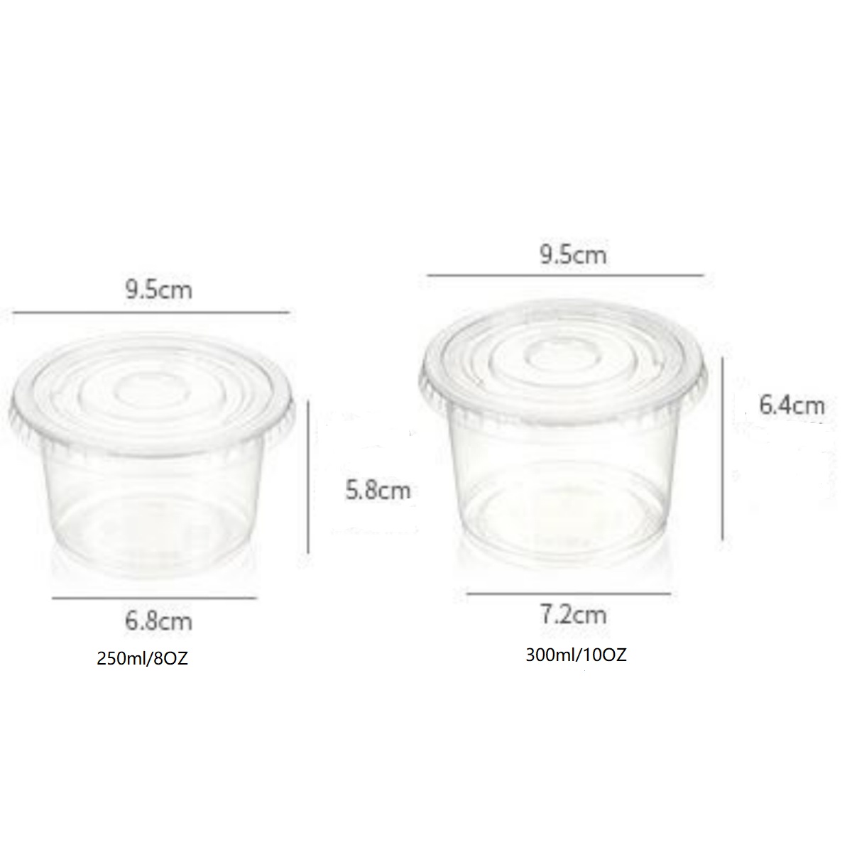 Bicchieri in plastica da 8/10  - Sauce Dipping Cup recensione e prezzo